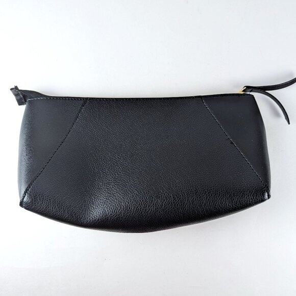 Donna Karan Cosmetics Black Faux Leather Bag - Picture 4 of 6